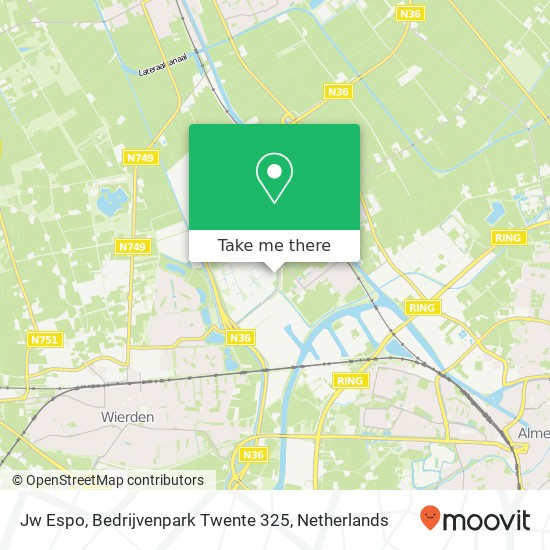 Jw Espo, Bedrijvenpark Twente 325 map