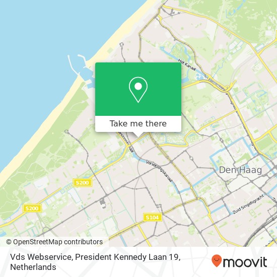 Vds Webservice, President Kennedy Laan 19 map