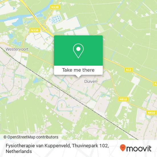 Fysiotherapie van Kuppenveld, Thuvinepark 102 Karte