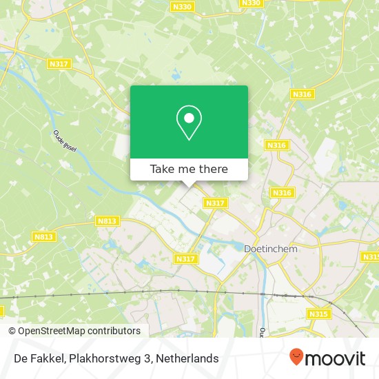 De Fakkel, Plakhorstweg 3 map