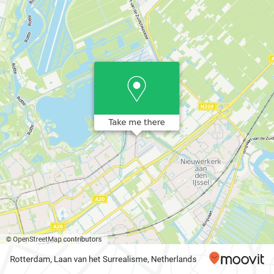 Rotterdam, Laan van het Surrealisme map