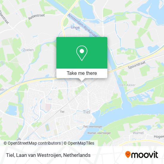 Tiel, Laan van Westroijen map