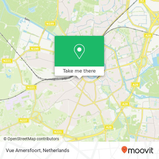 Vue Amersfoort map