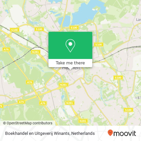 Boekhandel en Uitgeverij Winants map