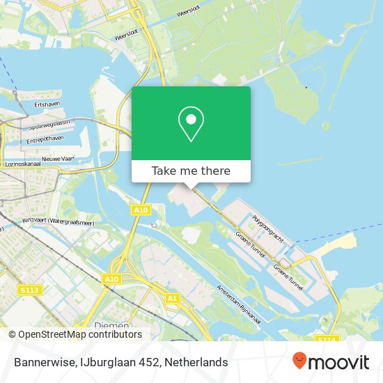 Bannerwise, IJburglaan 452 map