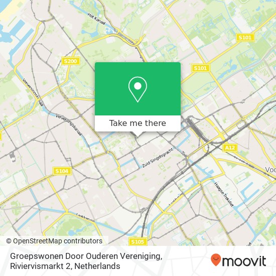 Groepswonen Door Ouderen Vereniging, Riviervismarkt 2 map