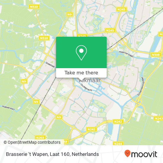 Brasserie 't Wapen, Laat 160 map