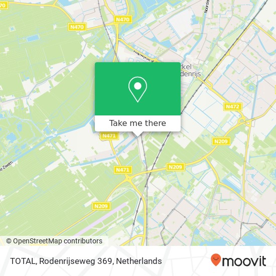 TOTAL, Rodenrijseweg 369 map