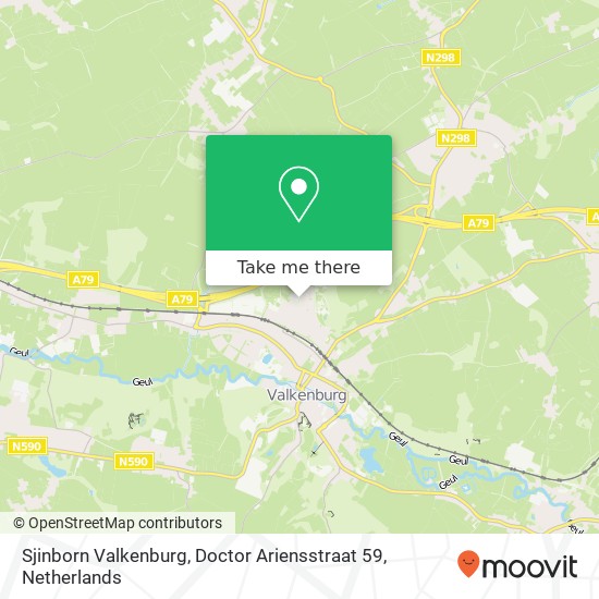 Sjinborn Valkenburg, Doctor Ariensstraat 59 Karte