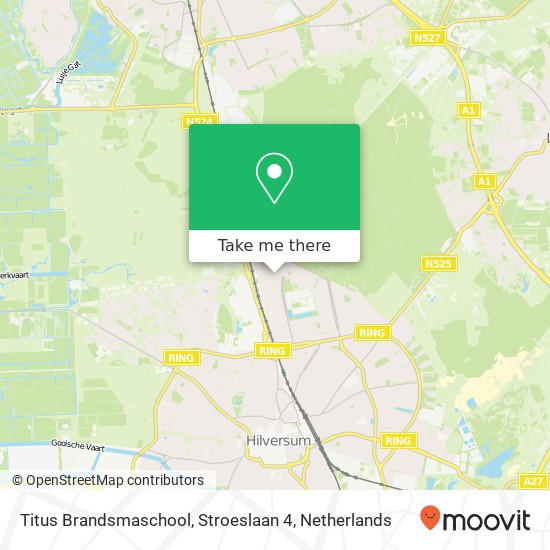 Titus Brandsmaschool, Stroeslaan 4 Karte