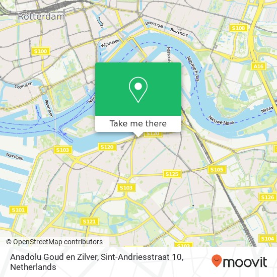 Anadolu Goud en Zilver, Sint-Andriesstraat 10 map