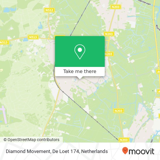 Diamond Movement, De Loet 174 Karte