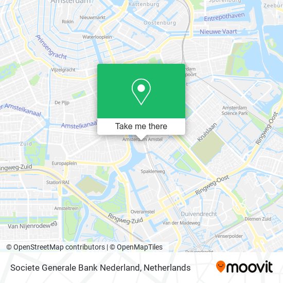 Societe Generale Bank Nederland map