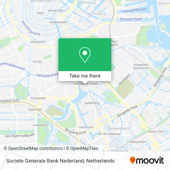 Societe Generale Bank Nederland map