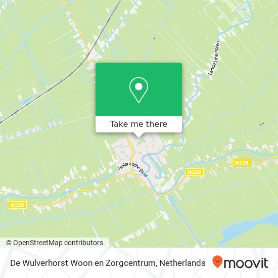 De Wulverhorst Woon en Zorgcentrum, Prins Bernhardstraat 2 map