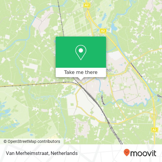 Van Merheimstraat, 5282 NA Boxtel map