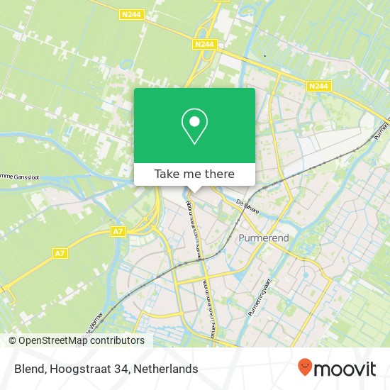 Blend, Hoogstraat 34 map