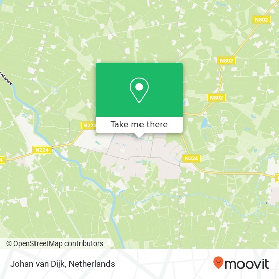 Johan van Dijk map