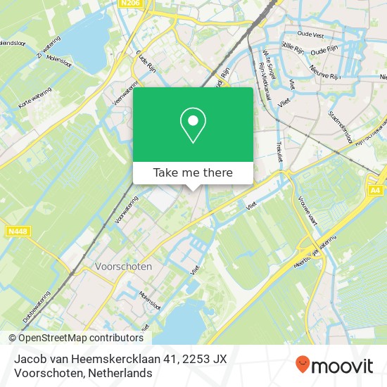 Jacob van Heemskercklaan 41, 2253 JX Voorschoten map