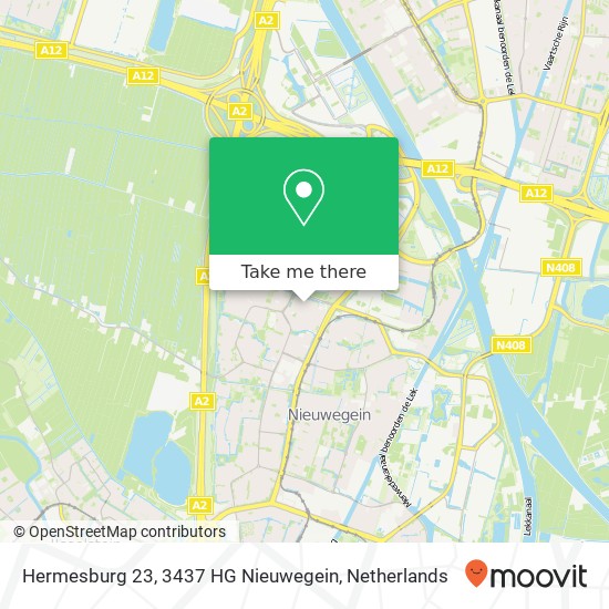 Hermesburg 23, 3437 HG Nieuwegein map