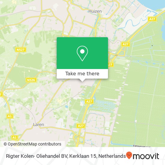 Rigter Kolen- Oliehandel BV, Kerklaan 15 map