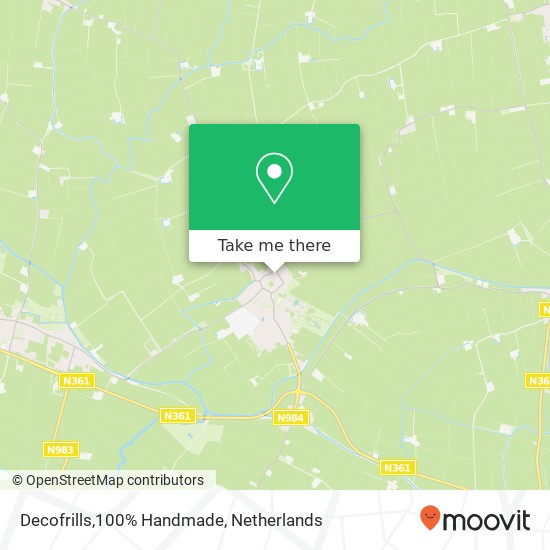 Decofrills,100% Handmade, Hoogstraat 26 map