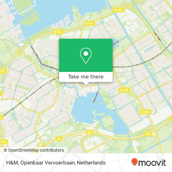 H&M, Openbaar Vervoerbaan map