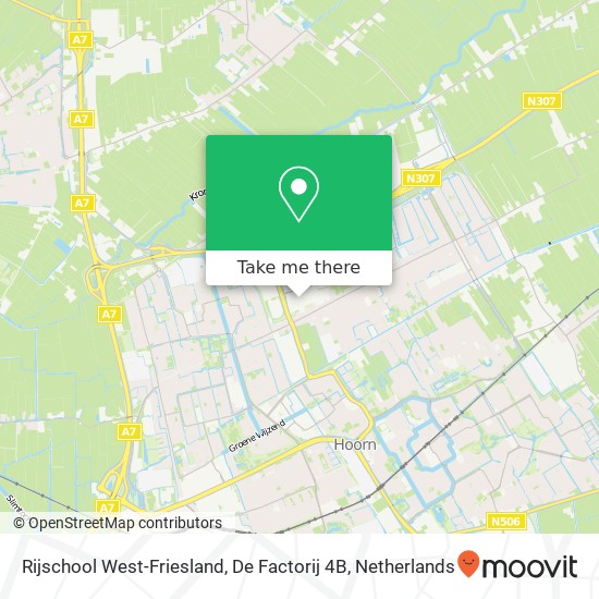 Rijschool West-Friesland, De Factorij 4B map