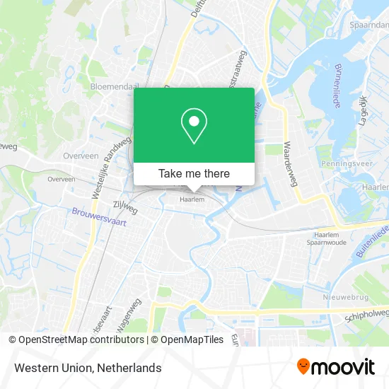 Western Union map