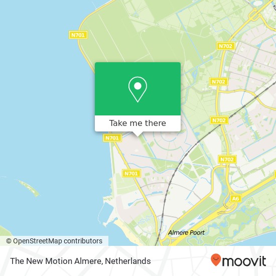 The New Motion Almere map