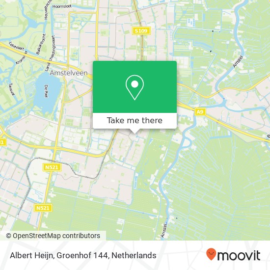 Albert Heijn, Groenhof 144 map