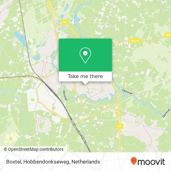 Boxtel, Hobbendonkseweg map