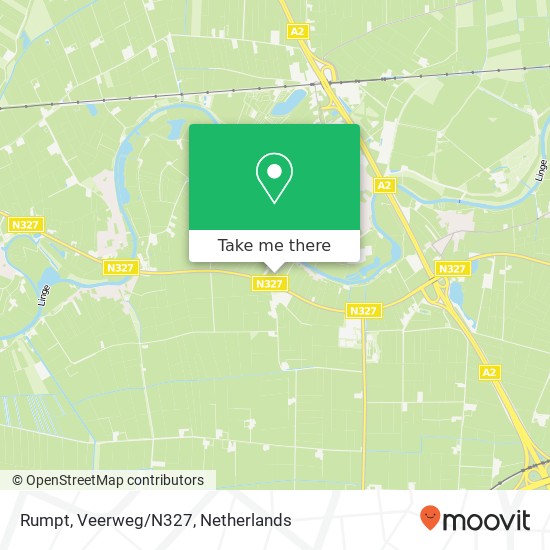 Rumpt, Veerweg/N327 map