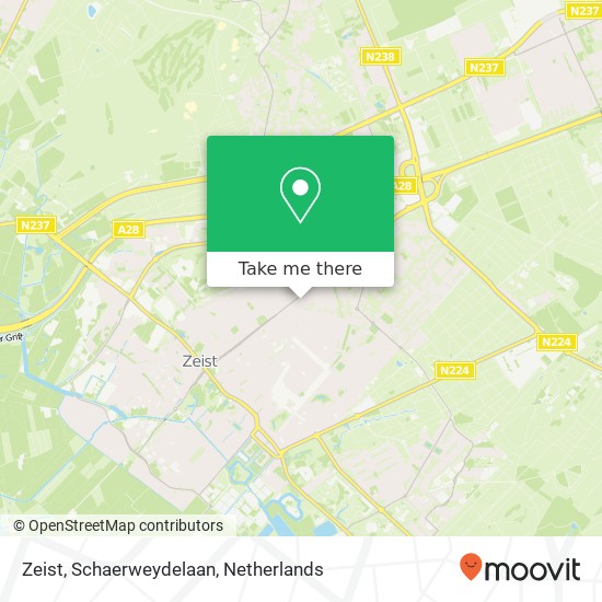 Zeist, Schaerweydelaan Karte