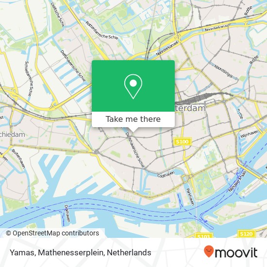 Yamas, Mathenesserplein Karte