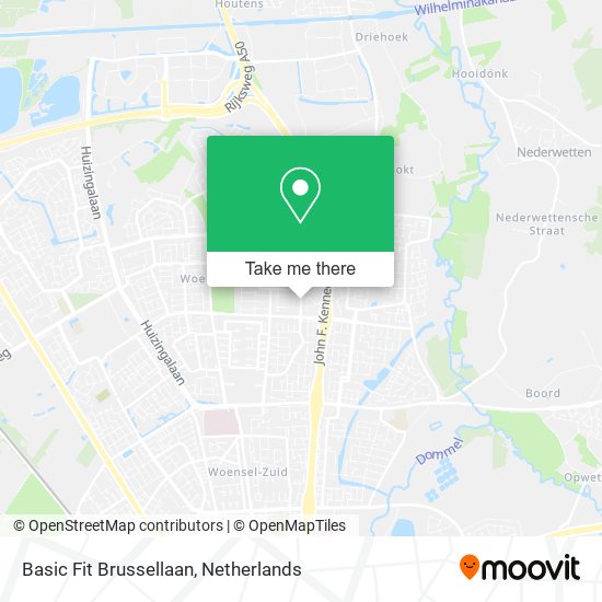 Basic Fit Brussellaan map