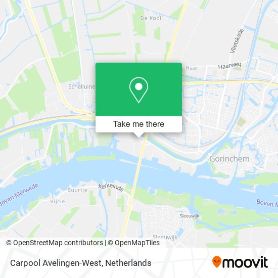 Carpool Avelingen-West map