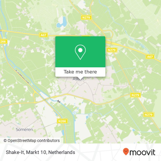 Shake-It, Markt 10 map