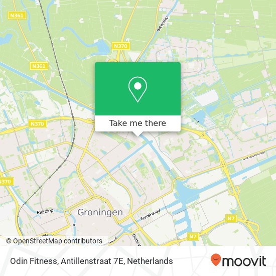 Odin Fitness, Antillenstraat 7E map