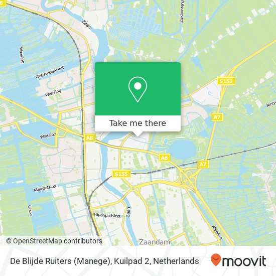 De Blijde Ruiters (Manege), Kuilpad 2 Karte