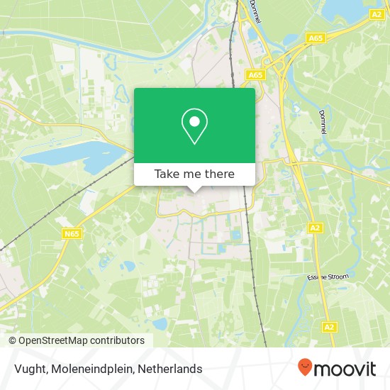 Vught, Moleneindplein map