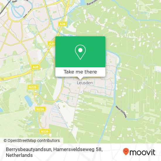 Berrysbeautyandsun, Hamersveldseweg 58 map