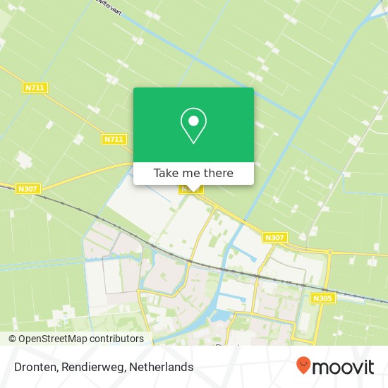 Dronten, Rendierweg map