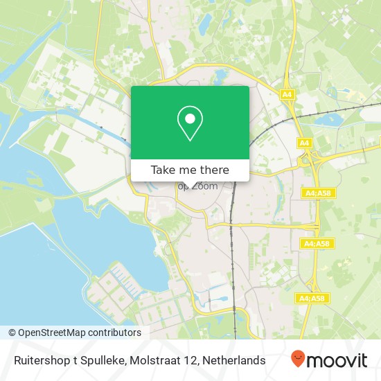 Ruitershop t Spulleke, Molstraat 12 Karte