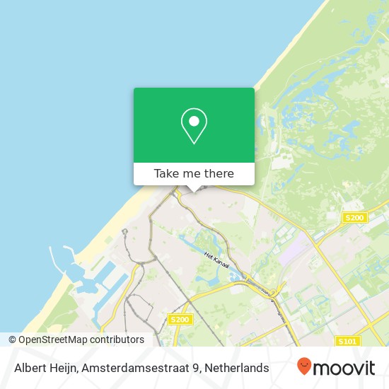 Albert Heijn, Amsterdamsestraat 9 map