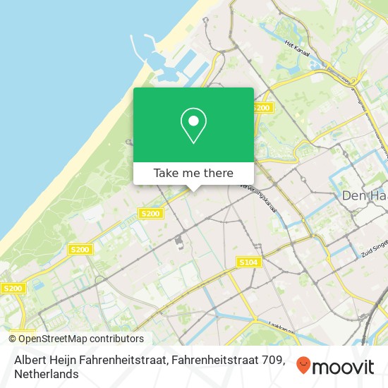 Albert Heijn Fahrenheitstraat, Fahrenheitstraat 709 map