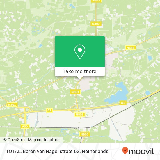 TOTAL, Baron van Nagellstraat 62 map