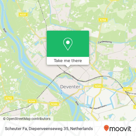Scheuter Fa, Diepenveenseweg 35 map