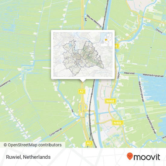 Ruwiel map