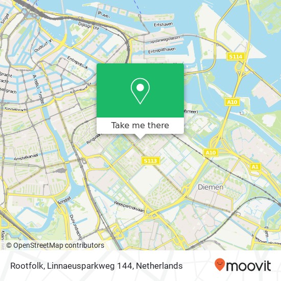 Rootfolk, Linnaeusparkweg 144 map